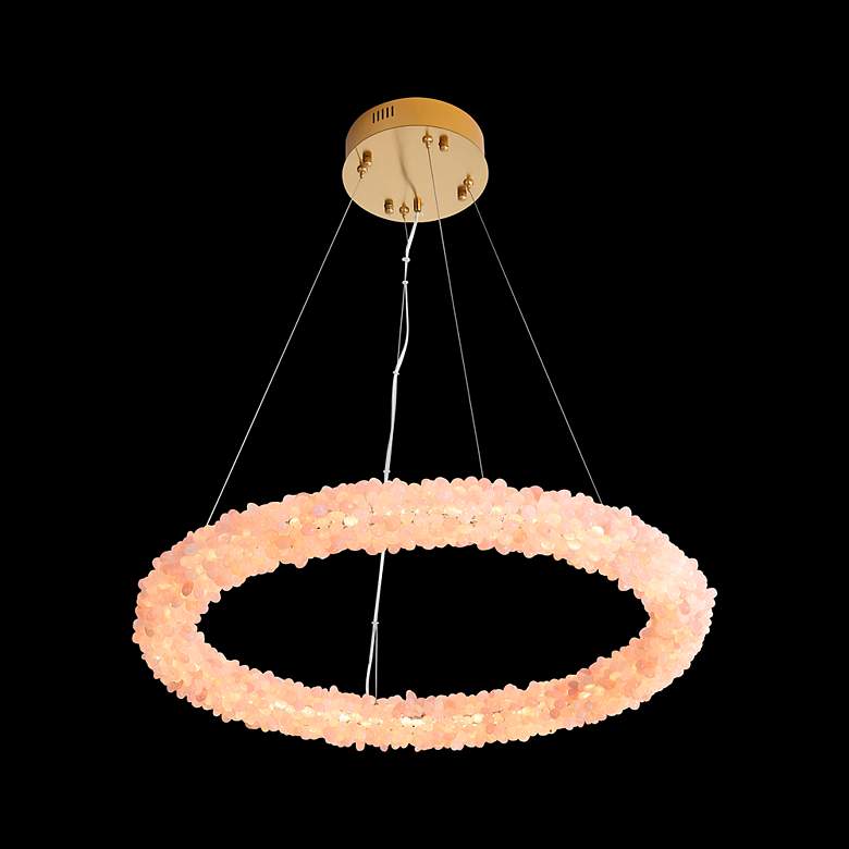 Image 5 Corallo 22" LED Chandelier in Coral more views