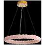 2_Corallo 30" LED Chandelier in Coral