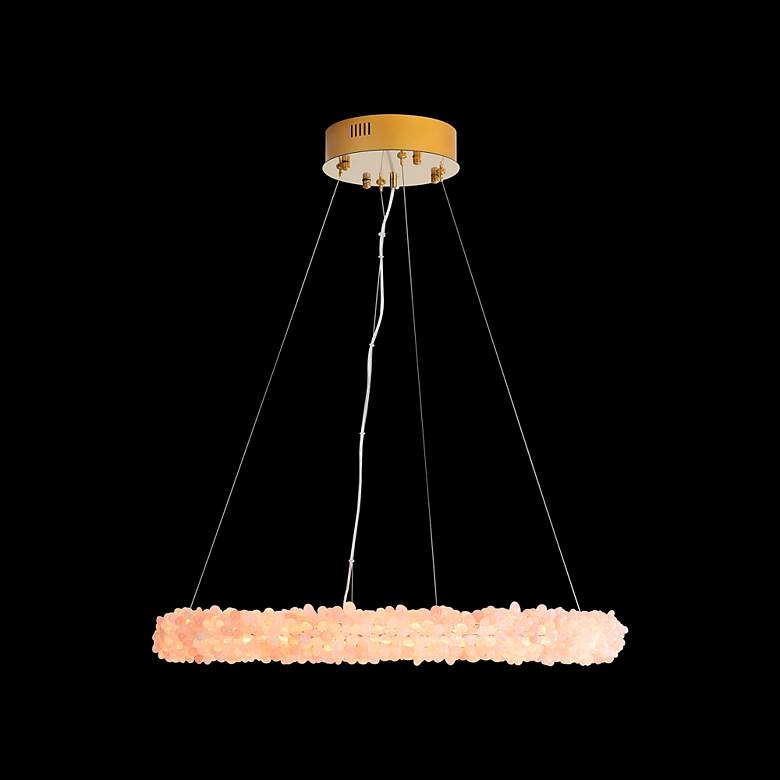 Image 3 Corallo 30" LED Chandelier in Coral more views
