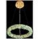 Corallo 30" LED Chandelier in Turquoise