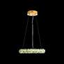 2_Corallo 30" LED Chandelier in Turquoise more views