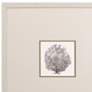 Corals B 19" Square 3-Piece Printed Framed Wall Art Set in scene