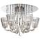 Corato Collection 21 1/4" Wide Clear Crystal Ceiling Light