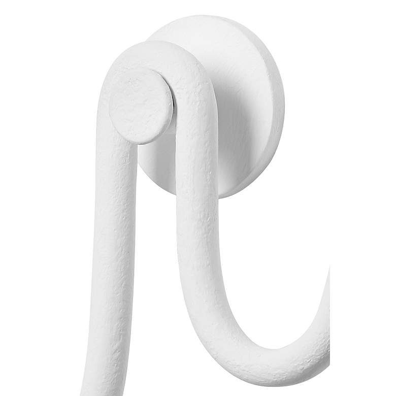 Image 2 Corbett 26" High Gesso White Wall Sconce more views
