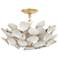 Corbett Aimi 20 1/4" Wide Vintage Gold Leaf Ceiling Light