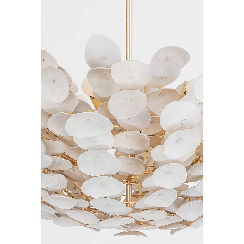 Image 5 Corbett Aimi 48.5In. Vintage Gold Leaf 12 Lt. Chandelier more views