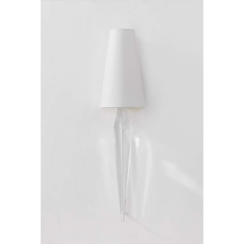 Image 3 Corbett Alps 27 3/4" High Vintage Polished Brass Wall Sconce more views