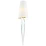 6_Corbett Alps 27 3/4" High Vintage Polished Brass Wall Sconce more views