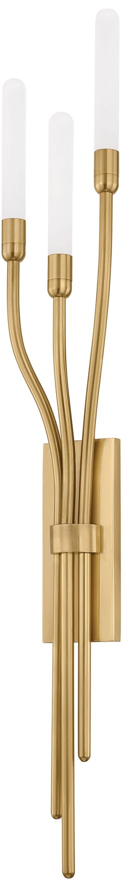 Image 6 Corbett Amalthea Wall Sconce 4.75 Inch In Vintage Brass more views