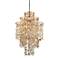 Corbett Ambrosia 32"W Gold and Silver Leaf Pendant