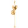 Corbett Antalya 23 1/4"H Vintage Gold Leaf LED Wall Sconce
