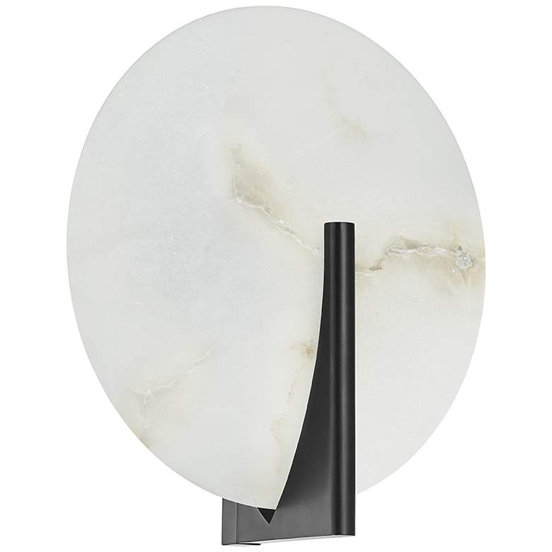 Image 1 Corbett Asteria 10 1/4" High Black Bronze LED Wall Sconce