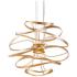 Corbett Calligraphy 18" Wide Gold Leaf LED Pendant Lighting