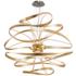 Corbett Calligraphy 42" Wide Gold Leaf LED Pendant Light