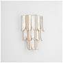 4_Corbett Cartagena 17 1/4" High Vintage Gold Leaf Wall Sconce more views