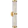 Corbett Caterina 26 1/2" High Vintage Brass LED Wall Sconce
