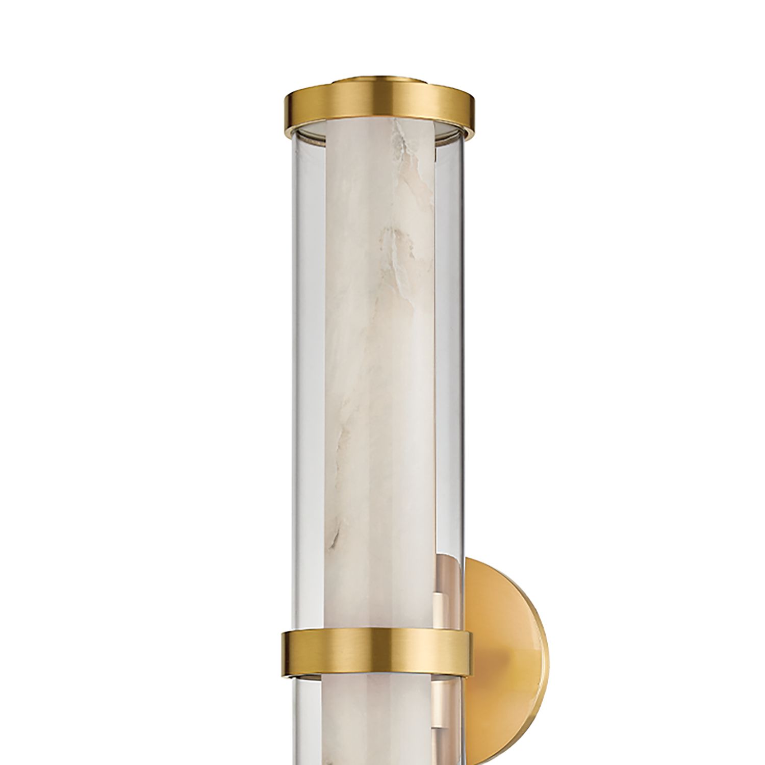 Image 2 Corbett Caterina 26 1/2" High Vintage Brass LED Wall Sconce more views