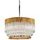 Corbett Charisma 26" Wide Gold Leaf Pendant Light