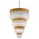 Corbett Charisma 36" Wide Gold Leaf Pendant Light