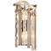 Corbett Chimera 13" High Tranquility Silver Leaf Wall Sconce