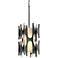 Corbett Confidant 10 1/4" Wide Graphite Leaf Mini Pendant