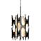 Corbett Confidant 15" Wide Graphite Leaf Pendant Light