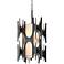 Corbett Confidant 20" Wide Graphite Leaf Pendant Light