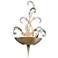 Corbett Crescendo 21 3/4"H Silver Leaf Wall Sconce