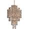 Corbett Dolcetti 32" Wide Silver Crystal and Shells Pendant Chandelier