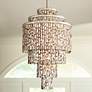 1_Corbett Dolcetti 32" Wide Silver Crystal and Shells Pendant Chandelier