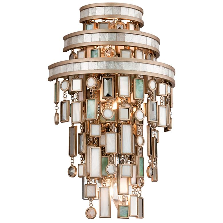 Image 1 Corbett Dolcetti Mixed Shells 15 3/4" High Wall Sconce