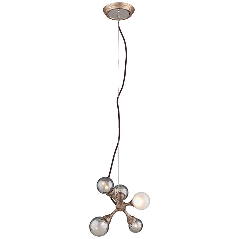 Image 2 Corbett Element 11" Wide Vienna Bronze Mini Pendant more views