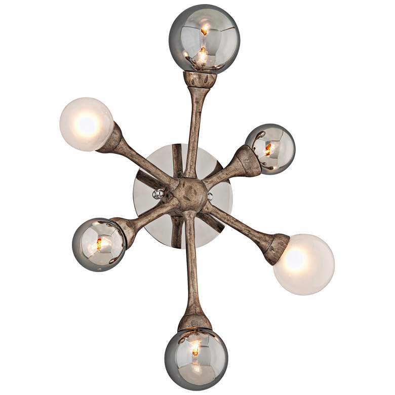 Image 1 Corbett Element 19 1/4" High Vienna Bronze Wall Sconce