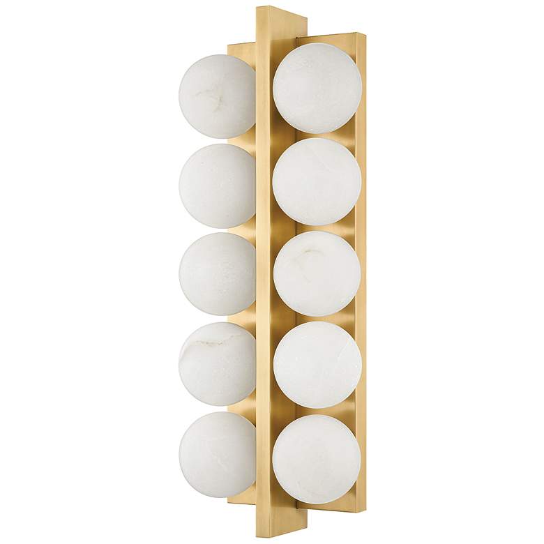 Image 2 Corbett Emille 6.75In. Vintage Brass 10 Lt. Sconce