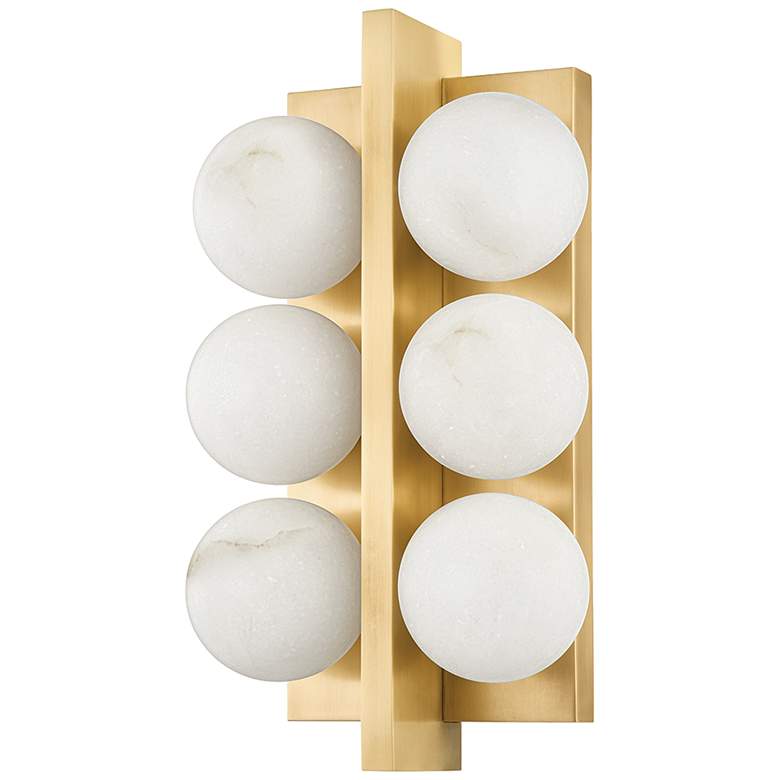Image 1 Corbett Emille 6.75In. Vintage Brass 6 Lt. Sconce