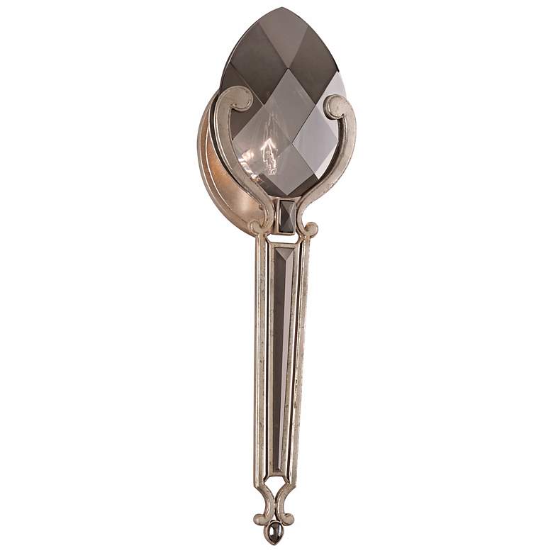Image 1 Corbett Femme Fatale Smoke Crystal 22 3/4" High Wall Sconce