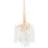 Corbett Genoa 14 1/2" Wide Gold Leaf Glass Chandelier