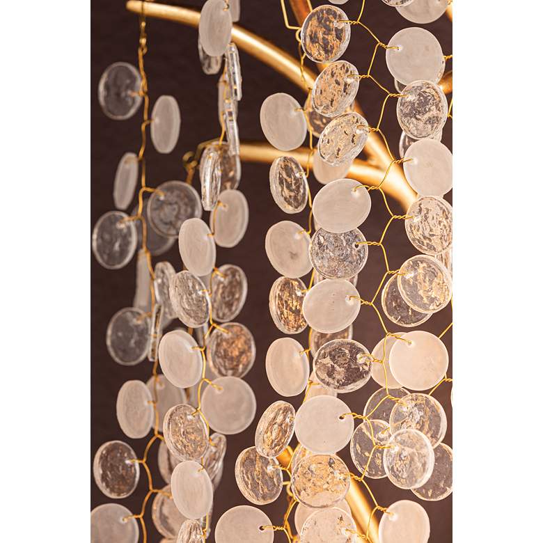 Image 3 Corbett Genoa 31 1/4" High Gold Leaf Wall Sconce more views