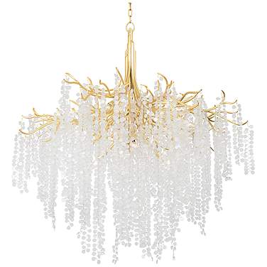 Corbett Genoa 48.75In. Gold Leaf 12 Lt. Chandelier