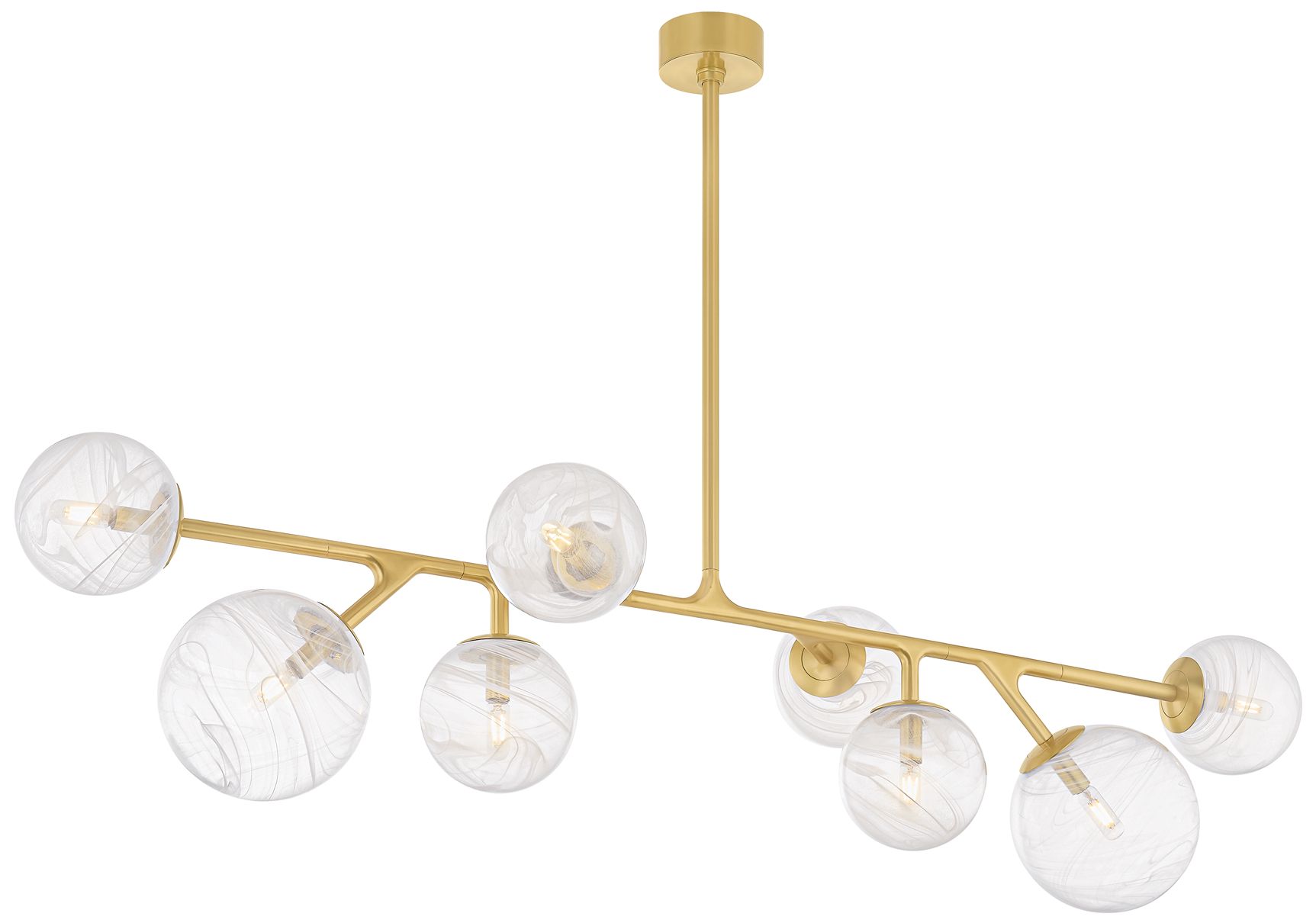 Image 2 Corbett Glasgow Linear 21.25 Inch In Vintage Polished Brass more views