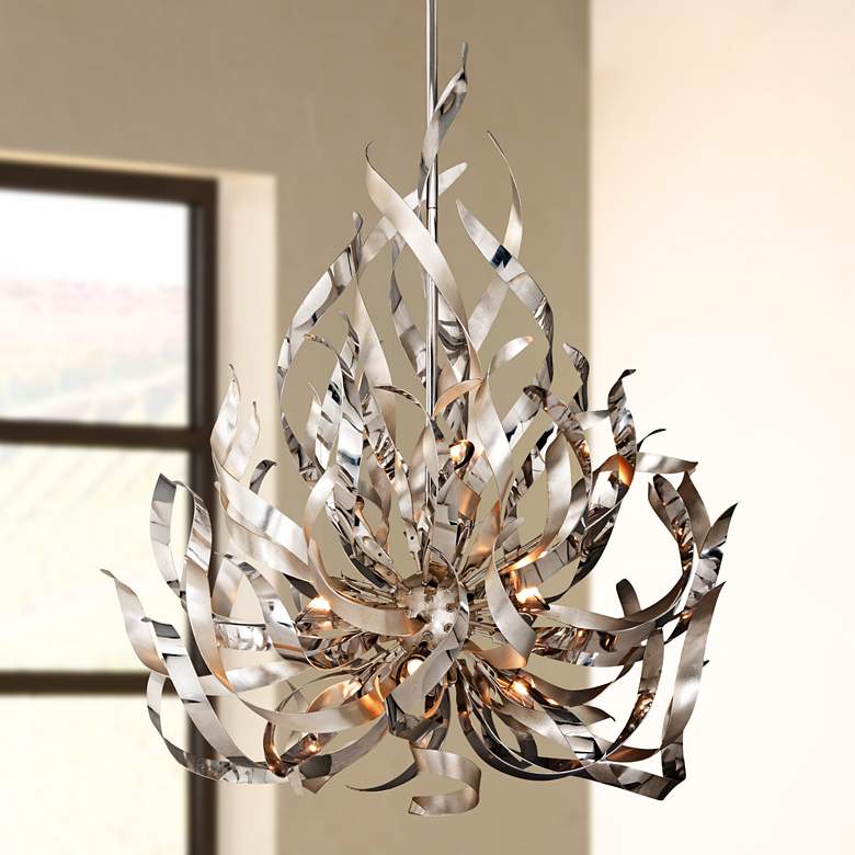 Image 1 Corbett Graffiti 34" Wide Contemporary Pendant Light