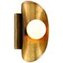 Corbett Hopper 10" High Vintage Brass Wall Sconce
