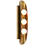 Thumbnail2 of Corbett Hopper 24" High Vintage Brass 3-Light Wall Sconce