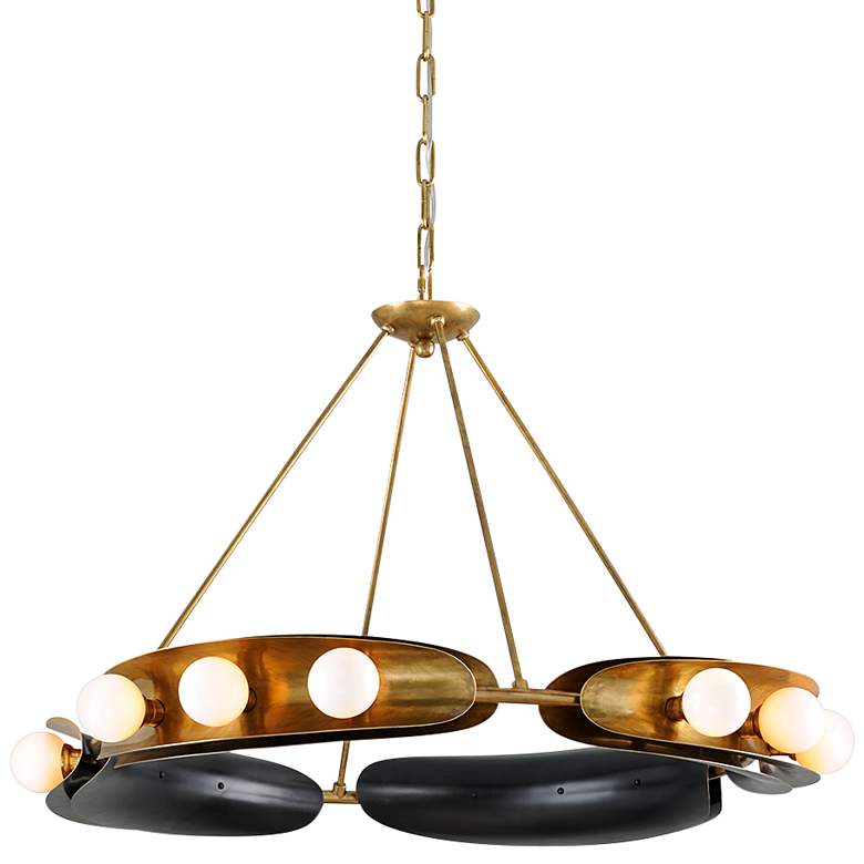 Image 2 Corbett Hopper 41" Wide Brass and Bronze Chandelier