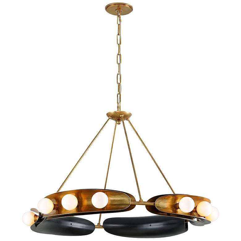 Image 5 Corbett Hopper 41" Wide Brass and Bronze Chandelier more views