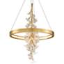 3_Corbett Jasmine 28" Wide Gold Leaf LED Floral Pendant Light