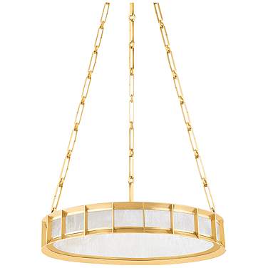 Corbett Leda 19.75In. Vintage Brass 1 Lt. Chandelier
