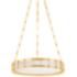 Corbett Leda 19.75In. Vintage Brass 1 Lt. Chandelier