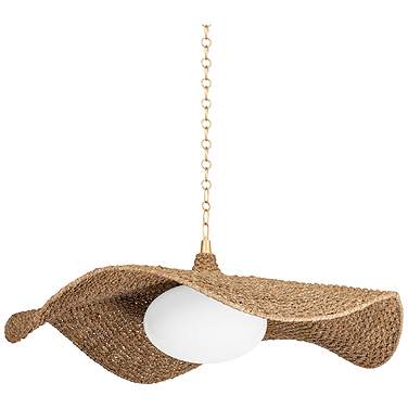 Corbett Levene 58.75In. Vintage Gold Leaf 1 Lt. Chandelier