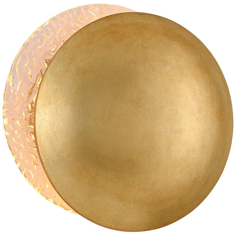 Image 1 Corbett Libra 19" High Silver Leaf LED Wall Sconce